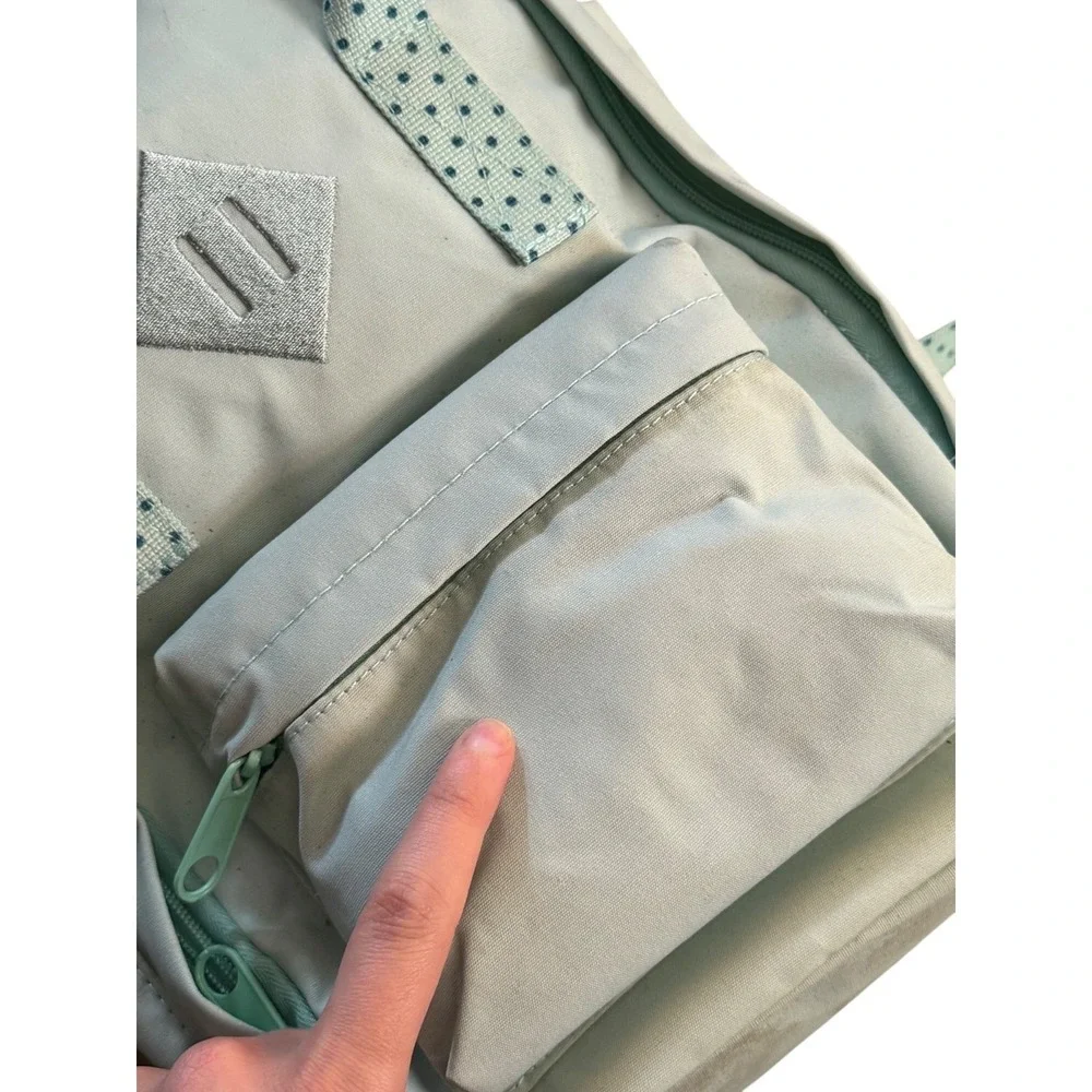 NWD No Boundaries Juniors Mini‎ Backpack Mint Green Polka Dot Casual School Bag